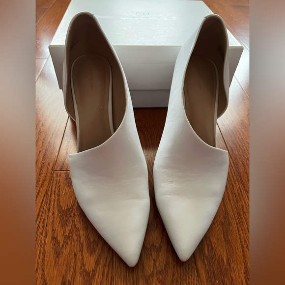 Something Navy Dina Pumps - White Leather - Picture 3 of 16
